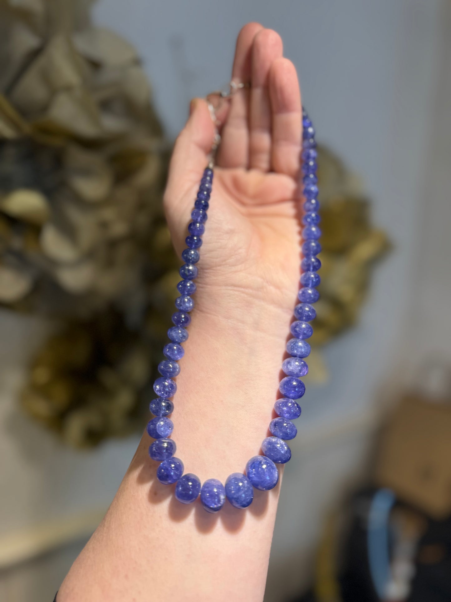 Tanzanite necklace
