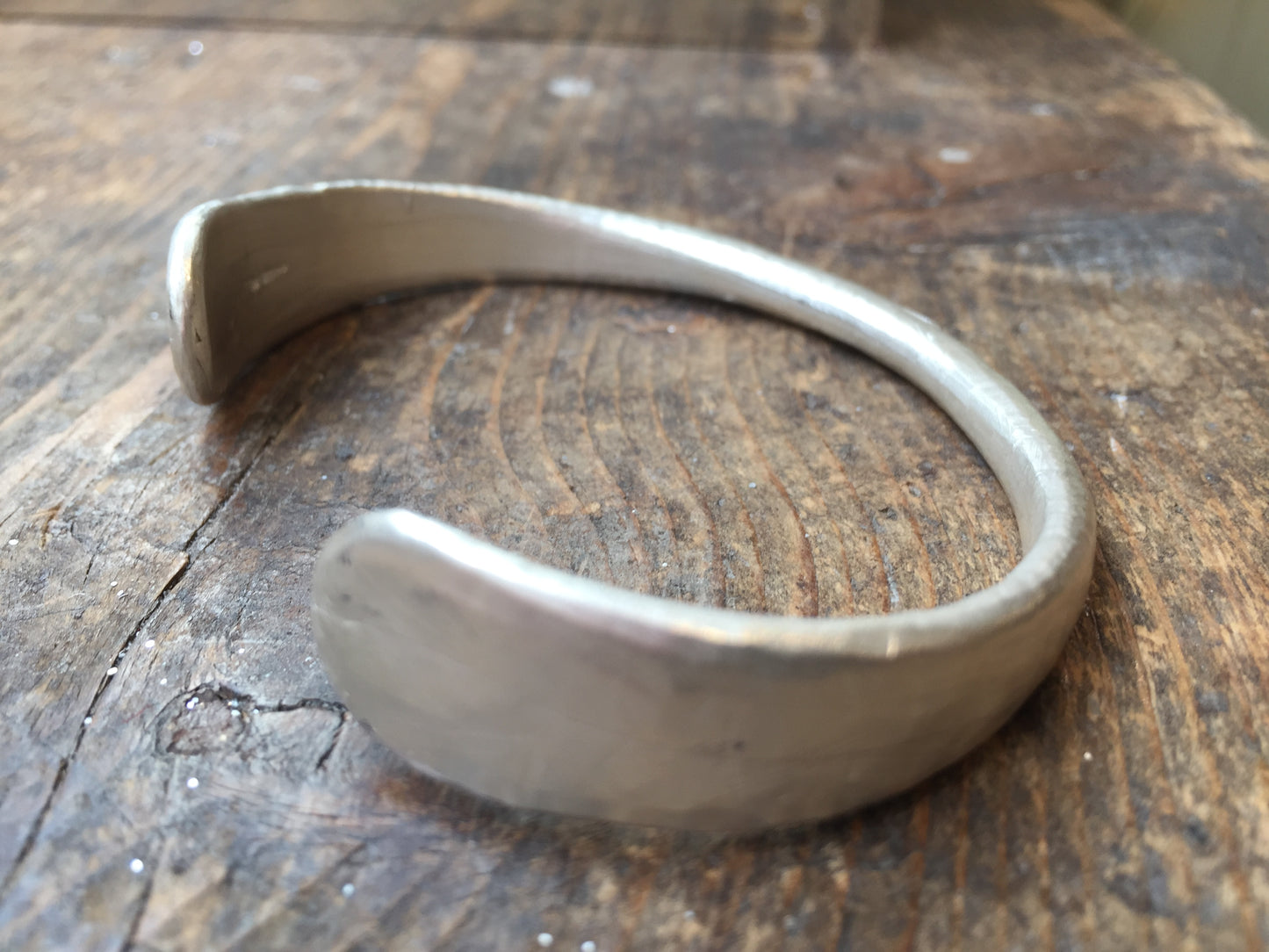 Romano textured cuff bangle.
