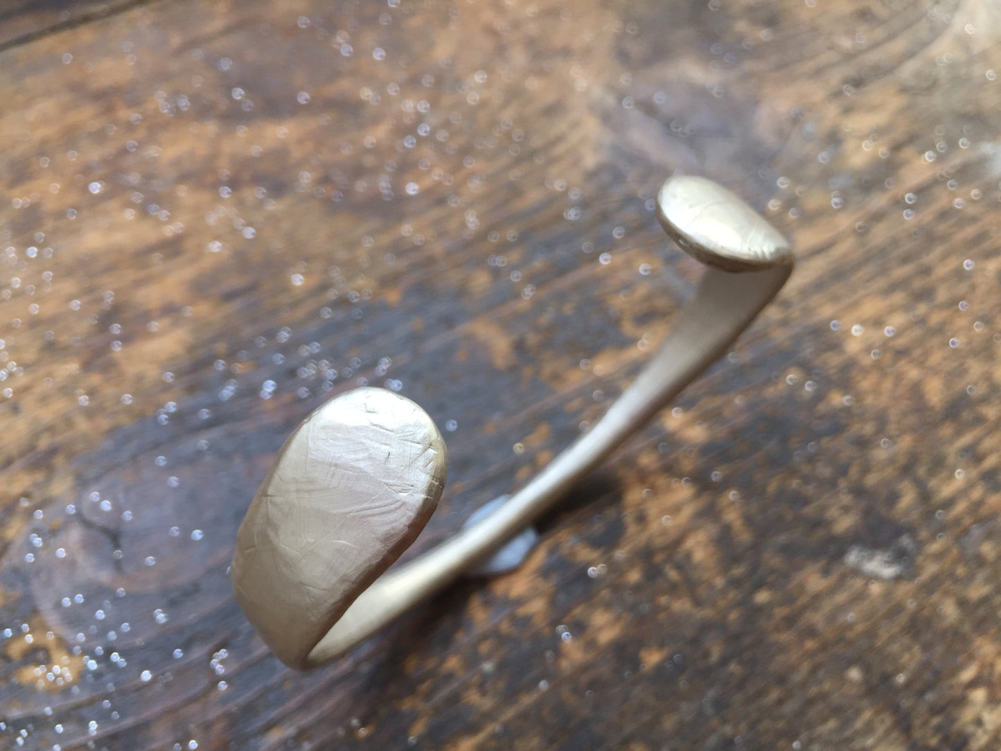 Romano textured cuff bangle.